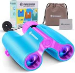 BRESSER Binoculars for Kids, HD 6x21 Kids Binoculars, Outdoor Toys for 3-12 Year Old Boys Girls, Compact Bird Watching, Camping, Outdoor Games, Exploration, Gifts for 3-4-5-7-8-12 Year Boys Girls