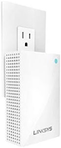 Linksys WHW0101P Velop Mesh WiFi Extender: Wall Plug-in, Wireless Range and Speed Booster for Velop Mesh Wi-Fi System, Single Outlet (White)