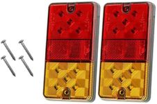 Led Trailer Tail Lights Truck Caravan Ute Boat Light Screw Waterproof Adr