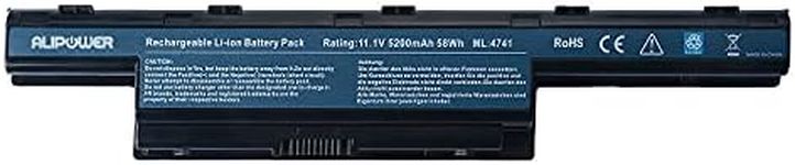 Laptop Battery Replacement for Compatible AS10D31 AS10D41 AS10D51 AS10D61 AS10D71 AS10D73 AS10D75 AS10D81 5250 5336 5551 5552 5560 5733Z AS5741 7251 7551 7741 7750 Gateway NV55C NV50A NV53A NV59C