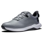 FootJoy Men's Prolite Previous Season Style Golf Shoe, Grey/Charcoal/White, 9.5