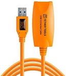 Tether Tools TetherPro USB 3.0 to USB Female Active Extension Cable | for Fast Transfer Between Camera and Computer | High Visibility Orange | 16 Feet (5 m)