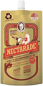 POP'S Birding Nectarade Hummingbird Nectar | USA Made Premium Humming Bird Food - Dye Free, Natural Ingredients (Ready to Use, All Natural Clear Formula, 8.5 oz)