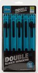 Preston Innovations DOUBLE SLIDER WINDERS 22cm BLUE PDSW/22