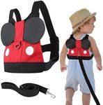 Toddler Anti-lost Harness Belt with Safety Leash Cute Mini Strap for Boys or Girls Ages 1-3 Years Perfect for the Zoo Disneyland or Mall