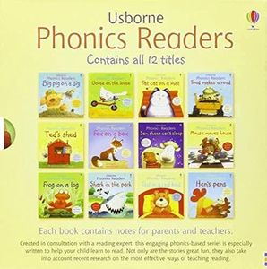 Usborne Phonics Readers 12 illustrated Books Box Set Collection - Read at Home