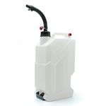 RISK Racing EZ3 Utility Jug Combo - w/ "BLACK EDITION"Premium Hose Bender & Floor Mount - white