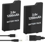 BSSING PSP Battery, 2Pcs 3.6v 1200m