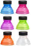 6 Pcs Soda Saver Bottle Top Cover Lid Beverage Can Cap Beer Sealing Protectors Reusable Pop Can Bottle Tops Lids