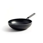 KitchenAid Classic Forged 28 cm/3.6 Litre Wok, Hard Anodized, PFAS-free Healthy Ceramic Non-Stick Coating, Induction, Oven Safe, Black