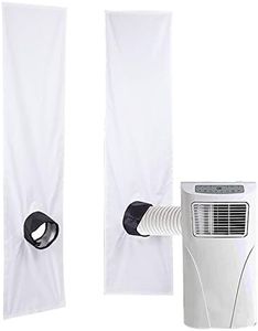 AC Window Seal, Universal Window Kit for Portable Air Conditioner, Window Sealing Cloth for Portable Air Conditioner and Tumble Dryer with Adjustable Coupler and Tension Rope (2m)