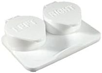 12-Pack Deep Well Flip-top White Contact Lens Cases