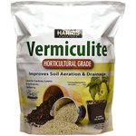 Harris Premium Horticultural Vermiculite for Indoor Plants and Gardening, 8qt to Promote Soil Aeration and Drainage