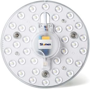 Siomen 6" 20W 2100LM 6000K AC85~265V Max 277V,LED Light Engine Retrofit Kit for Ceiling Fan Light,LED Light Board Panel for Ceiling Flush Light Circle Fluorescent Bulb Replacement