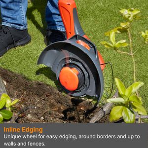 Flymo Contour 500E Electric Grass Trimmer & Edger – 500W, 25cm, Orange
