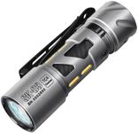 LOOP GEAR SK03 LED Flashlight, EDC Titanium Flashlight with Side Light, 1000 High Lumens, 10 Light Modes, AA Rechargeable Flashlight for Outdoor Camping, Emergencies