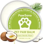 Pawsono Lick-Safe Dog Paw & Nose Balm with Coconut Oil | All-Natural Paw Cream & Wax for Dry, Cracked Pads & Snouts | Paw Moisturizer & Soother for Cats| Nose Butter for Bulldogs (60 g /2.1 oz)