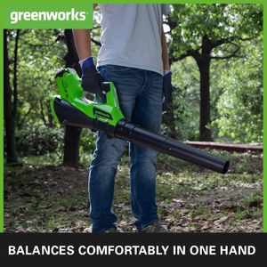 Greenworks 40V Cordless Leaf Blower – Lightweight Garden Tool