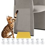 8 Pcs Anti Scratch Cat Furniture Protectors, Anti Scratch Furniture Protectors, Sofa Cat Scratch Protectors for Furniture, Cat Anti Scratch Tape from Cat Pet Dog Scratching for Carpet Sofa Door