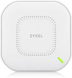 Zyxel True WiFi 6 AX3000 Multi-Gigabit Business Access Point | 2.5G Uplink & 1 GbE Passthrough | Mesh, Seamless Roaming, Captive Portal | Hybrid Cloud | POE+ Support | AC Adapter Included | NWA210AX