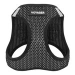 Voyager Step-In Air Dog Harness - All Weather Mesh Step in Vest Harness for Small and Medium Dogs by Best Pet Supplies - Gray (2-Tone), L