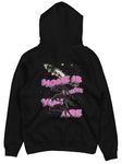 fanideaz Peace Printed Full Sleeve Hoodie for Mens_Black_M