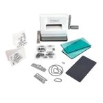 Sizzix Sidekick Starter Kit 661770 Portable Manual Die Cutting & Embossing Machine for Arts & Crafts, Scrapbooking & Cardmaking, 6.35 cm Opening, 2.5" Opening, White