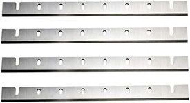 HSS Planer Blades for DW733 12-1/2-Inch (DW7332) Heat Treated, Double Sided HSS Planer Knives Replace DeWalt DW 7332, Set of 4 Replacement