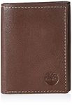 Timberland Men's Leather Trifold Wallet with Id Window Tri-Fold, Brown (Blix), One Size