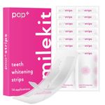 SmileKit® Pap+ Teeth Whitening Strips | Teeth Whitening Kit | Teeth Whitening Strip | Teeth Whiteners | Teeth Whitening Powder Alternative | UK Supplier | Pack of 28 Strips, 14 Treatments