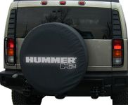 2002-2004 Hummer H2 Soft Tire Cover - Non-reflective - Genuine GM Licensed by Boomerang