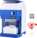 VEVOR 110V Commercial Ice Shaver Crusher 441LBS/H with 11LBS Hopper, 300W Tabletop Electric Snow Cone Maker 320 RPM Rotate Speed Perfect for Parties Events Snack Bar