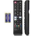 for Samsung-TV-Remote-Control, Universal Replacement for All Samsung Smart TV, BN59-01315B with Batteries