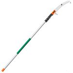 Manual Pole Saw,5-16 Ft Extendable Tree Pruner/Pole Saws for Tree Trimming with Detachable Handsaw