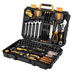 DEKOPRO 158 Pieces Tool Sets Hand Tool Kit Repair Tool Set with Plastic Box