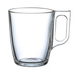 Luminarc Nuevo Glass Mugs Set (6, Transparent, 250 ml)