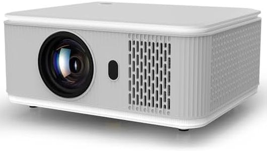 Projector with WIFI and Bluetooth, 4K 1080P Smart Movie Projector 600 ANSl Auto Keystone Quad-Core Compatible for iOS/Android/USB/HDMI/TV Stick