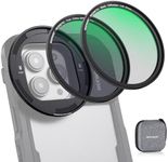 NEEWER 67mm Magnetic Lens Filter Kit with Snap On Magnetic Filter Adapter Ring Only for NEEWER iPhone 15 Pro Cage PA023 15 Pro Max Cage PA024, True Colors CPL, Black Diffusion 1/4 Filters