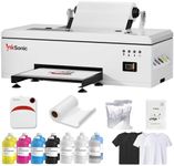 RocRow InkSonic R1390 DTF Printer, A3 T-Shirt Printing Machine, C13 Apparel Printer Bundle, 13" DTF Printer Machine, Direct to Film, Commercial Custom Printing, T-Shirt Maker for Clothes Design,1390