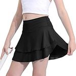 MERIABNY Girls Tennis Skirt with Sh