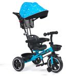 Luusa TFT Hyper 500 PRO Canopy/Plug N Play Trike/Baby Tricycle with Parental Control for 1-4 Months Boys/Girls/Carrying Capacity Upto 30kgs Proudly Made in India