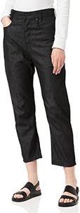 G-STAR RAW C-Staq 3D Boyfriend Cropped Jeans Femme, Noir (pitch black D17870-C668-A810), 30W / 32L