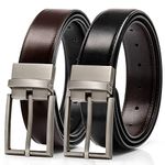 Alphyly Mens Leather Belts for Men,Black Reversible Leather Belt for Men,Mens Belts Leather for Jeans,Boss Belts Designer Belt Waist Belt Men One Belt(not pack) Length100cm