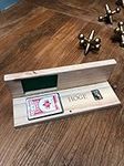 WE Games Custom Engraved Wooden Cribbage Set - 3 Track, Pegs, Cards, and Storage