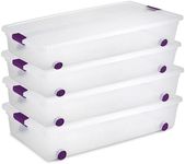 Sterilite 4-Pack 60 Quart ClearView