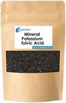 Eastchemlab® Mineral potassium fulvic acid, organic high natural active potassium fulvic acid, derived from humus, containing 65% humic acid and 55% fulvic acid, 12% K (500g/17.63oz)