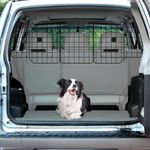 NANANARDOSO Dog Car Barriers for SUV，Adjustable Large Pet Divider Barriers, Heavy Wire Mesh Universal-Fit Vehicle Separator for SUV/Vans/Trucks