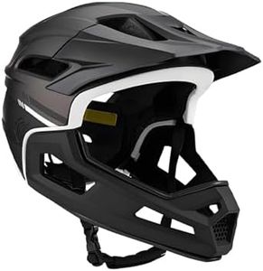Full Face Bike Helmet,Adult Mountain Bike Helmet Men Women - Shock Absorption Cycling Protective Head Gear for Professionals Beginners Cyclists Riders Women