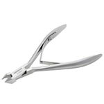 TWEEZERMAN Stainless Cuticle Nipper, 1/2 Jaw, stainless steel