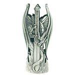 Dragon and Sword Metal Lighter Case Cover Holder fits BIC Full Standard Size Lighter J6